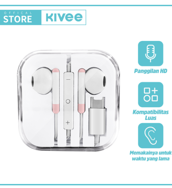 KIVEE Headset Gaming & Music Earphone Type C