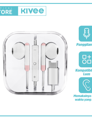 KIVEE Headset Gaming & Music Earphone Type C