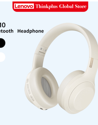 Lenovo TH10 Headphone Bluetooth Wireless Headset - White